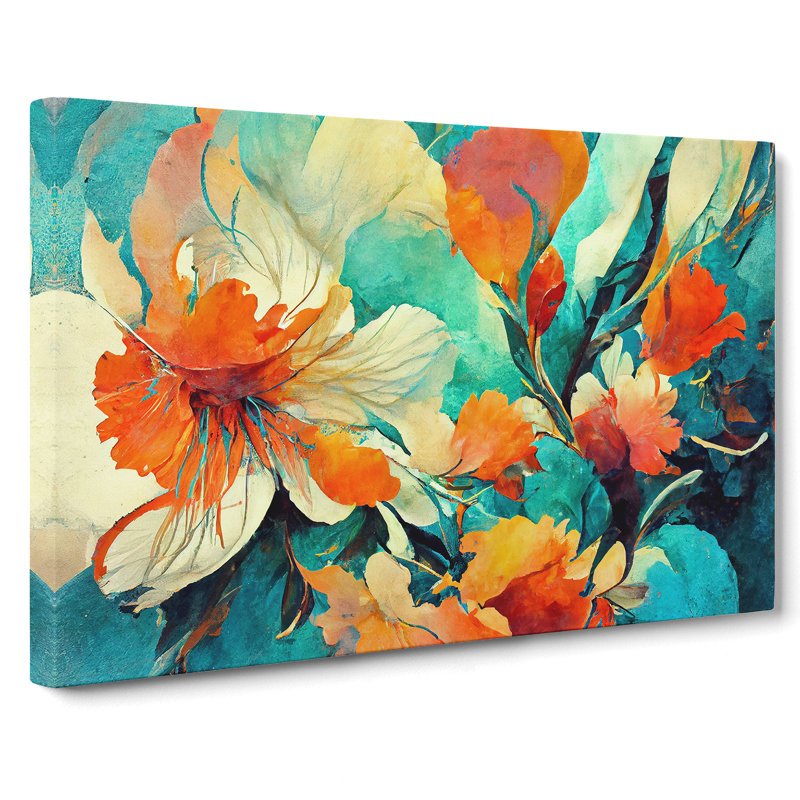 Flowers Abstract Vol.6 - Wrapped Canvas