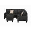 Canapé modulaire 6 pièces rembourré-1073082531