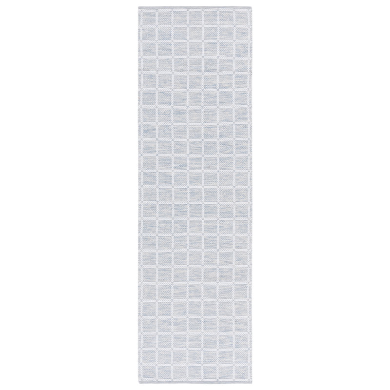 Tapis gris / ivoire Mateja 977, Tapis de couloir 2 pi 3 po x 8 pi