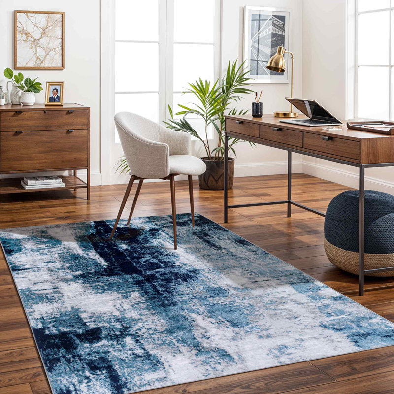 Abstract Area Rug, Rectangle 200 x 275 cm