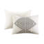 Édredon pour lit double / grand 4 pièces avec coussin décoratif. Noir / imprimé. Rembourrage. . Global Inspired Factor. Imprimé lavable à la machine.