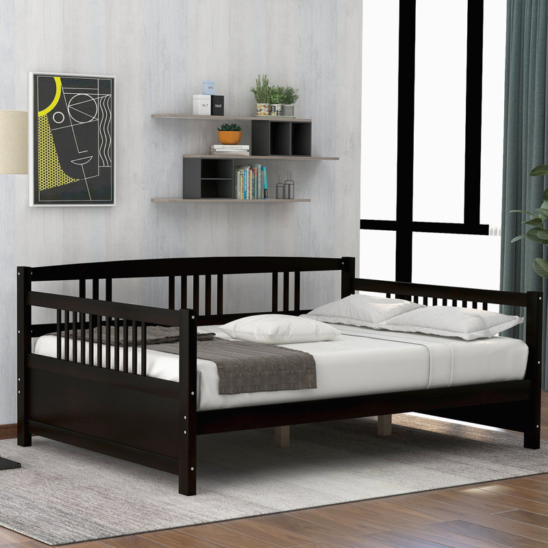 Lit de jour double en bois massif Freddy-Lee