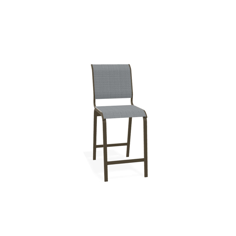Tabouret de bar 26 po Holna, Bois de plage texturé, Rocher