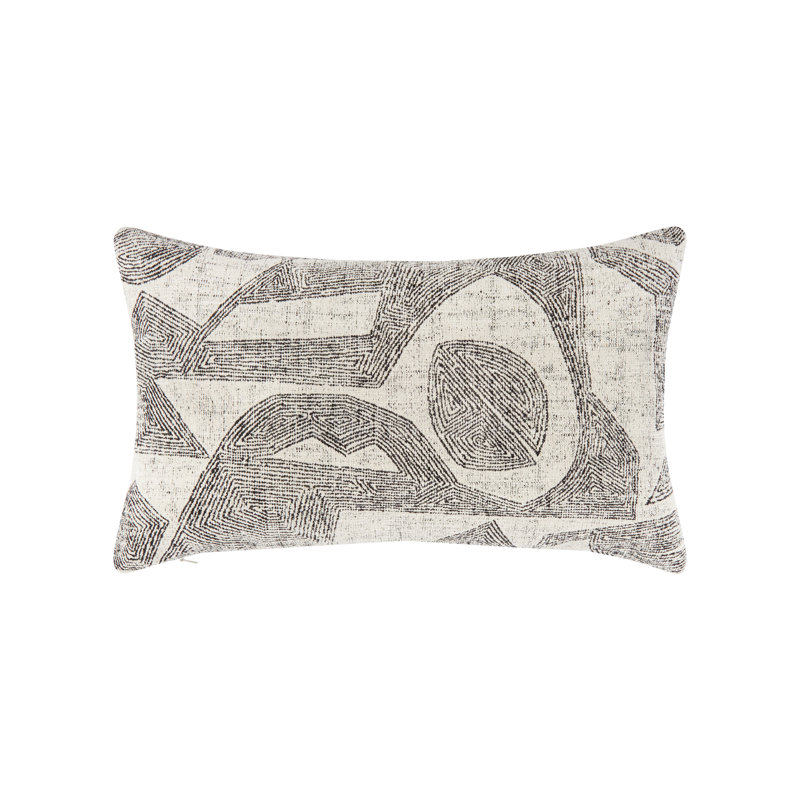 Influence Ebony Indoor & Outdoor Woven Accent Pillow, Light Brown, Polyester
