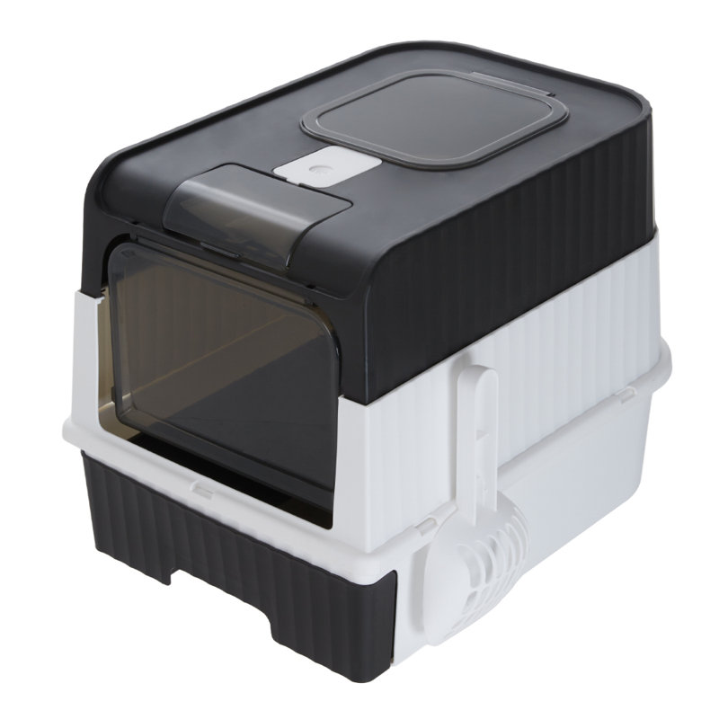 Ashwini PP Enclosed Litter Box with Scoop