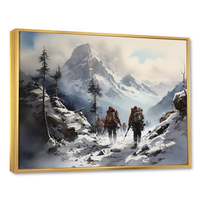 " Mountain Hiking In Winter "