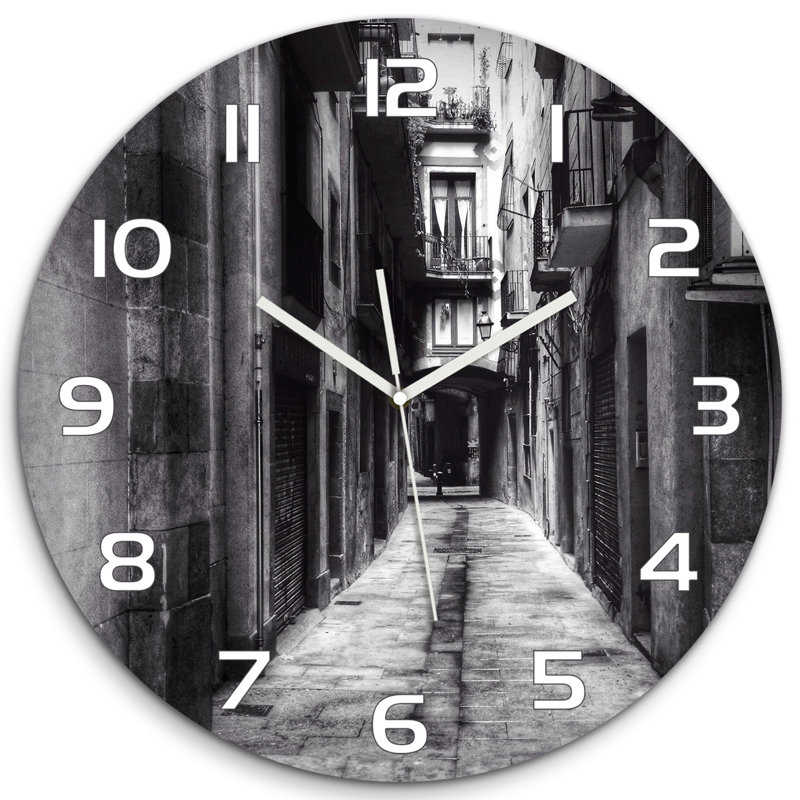 Jozelyn Glass Wall Clock