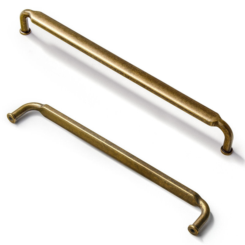 10" Center to Center Bar Pull, Antique Brass