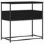 Console avec tiroir chêne noir vidaXL 29,53 po x 15,75 po x 29,53 po-725315680