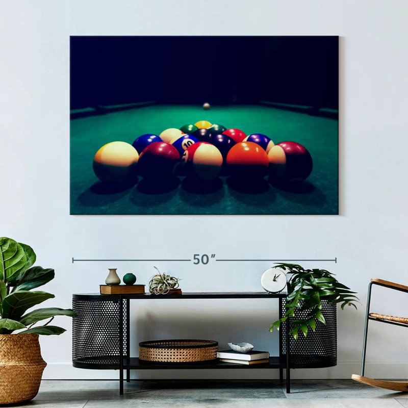 Senne Billiard Balls, 34" H x 51" W