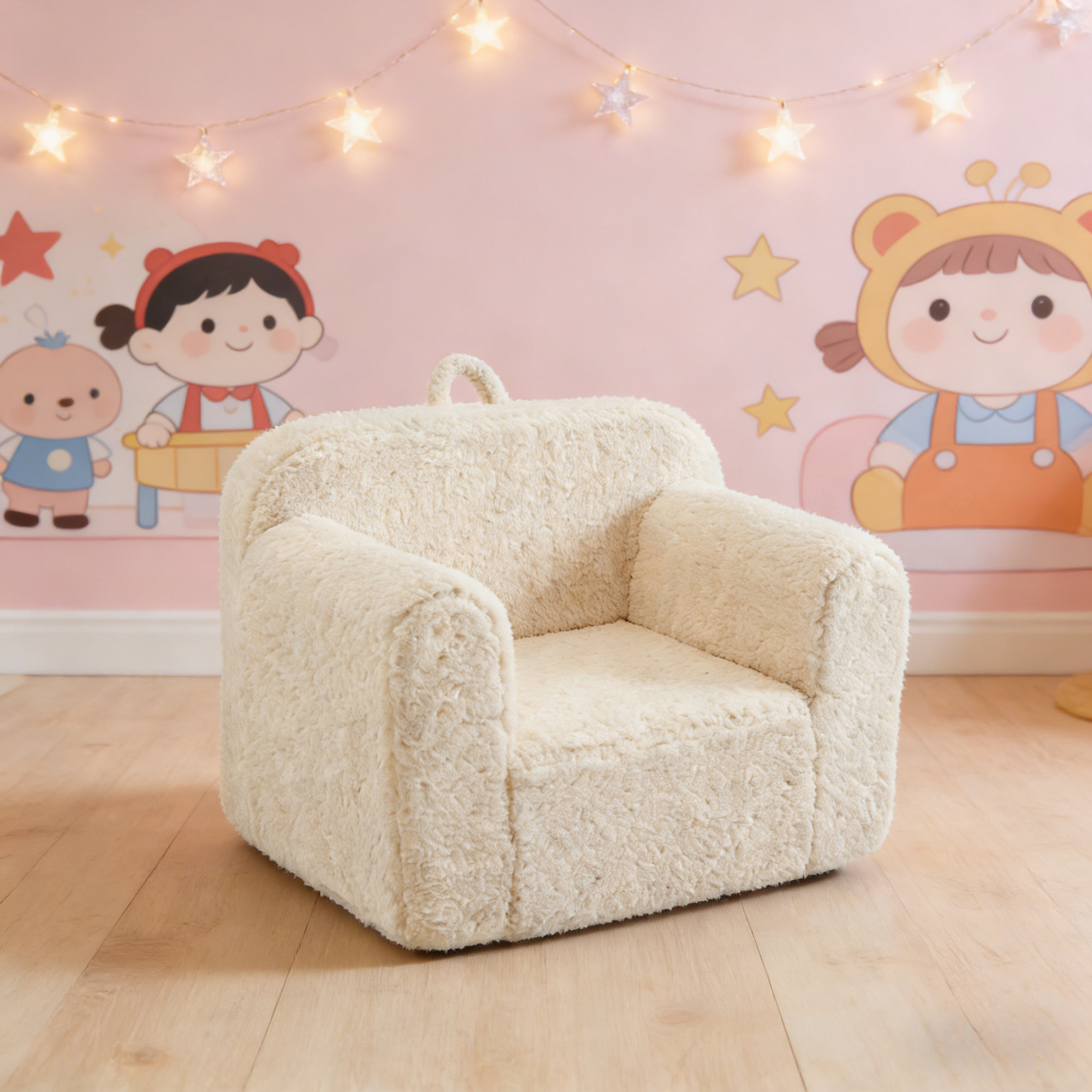 Alexia Kids Club Chair, Beige