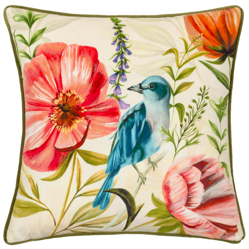 Floral Square Throw Cushion