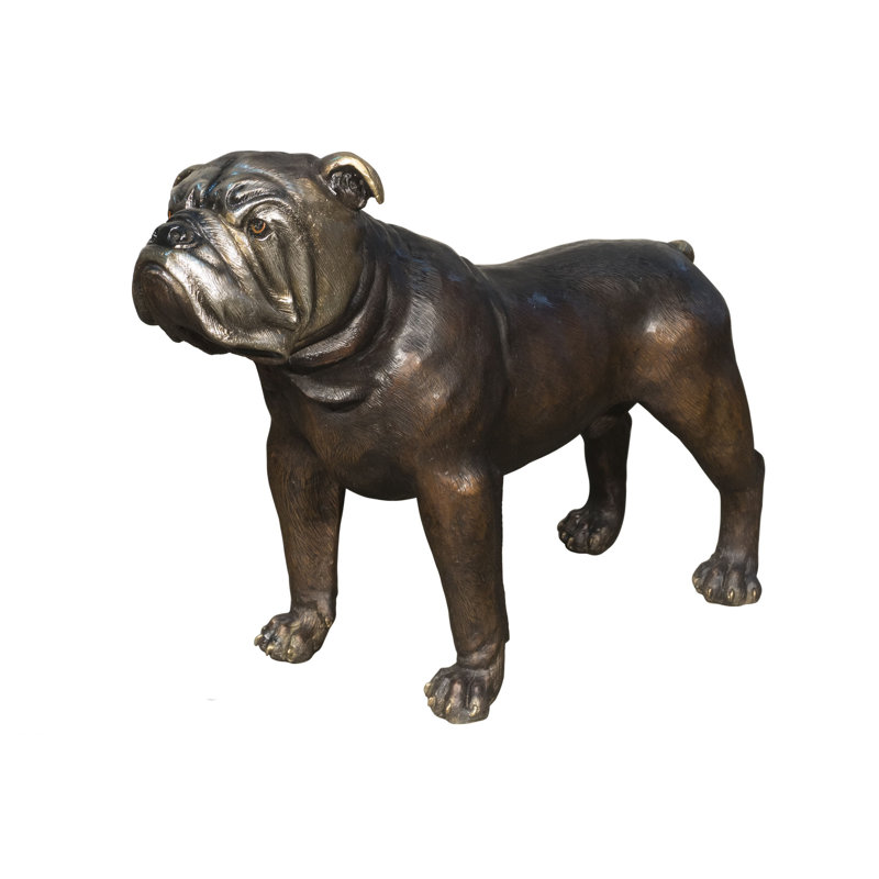Statue de base bouledogue Marthasville