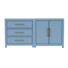Armoire de rangement 3 tiroirs Lana