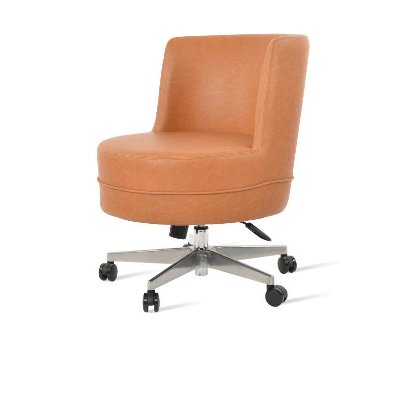 Chaise de bureau Hilton, Caramel