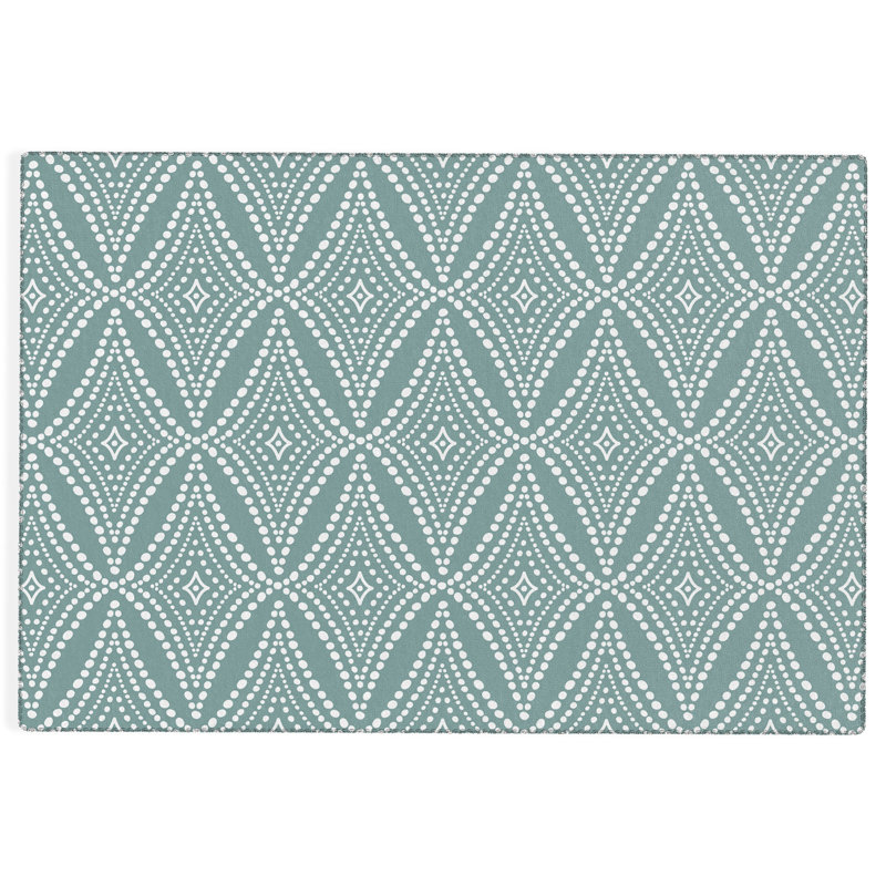 Tapis rectangulaire en Jeanette avec envers antidérapant, Rectangle 8 pi x 12 pi