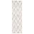 Belfort Natura 279 Flat Weave Wool/Cotton Chevron Rug in Black/Ivory-1697162470