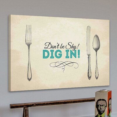 Dig In 2' Painting Print on Wrapped Canvas -  Marmont Hill, MH-FMKIT-03-C-24