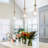 Goetz Modern Gold 1-Light Glass Pendant
