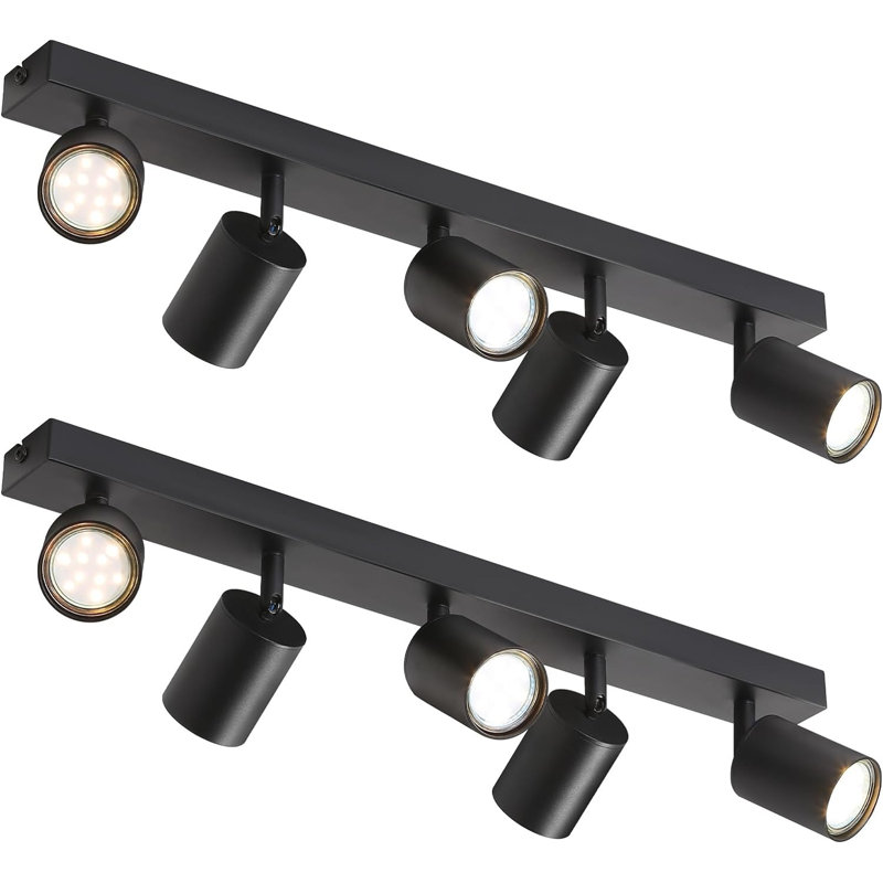 Track Lighting Set 5-Flame Onyka, Black