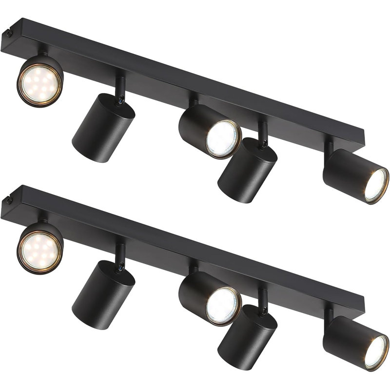 Track Lighting Set 5-Flame Onyka, Black