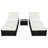 Caleal Reclining Weather Resistant Metal Outdoor Chaise Lounge Set with Table and Cushions