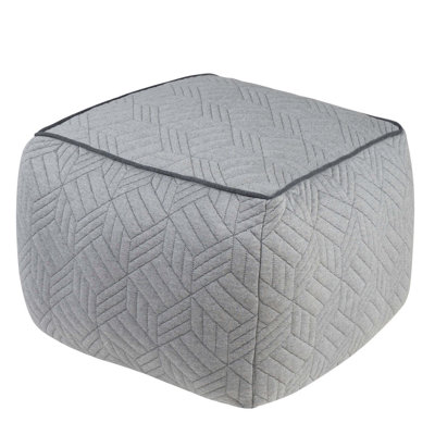Surbit 60cm Wide Square No Pattern Pouffe Ottoman
