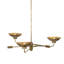 Lund Chandelier-Burnt Brass