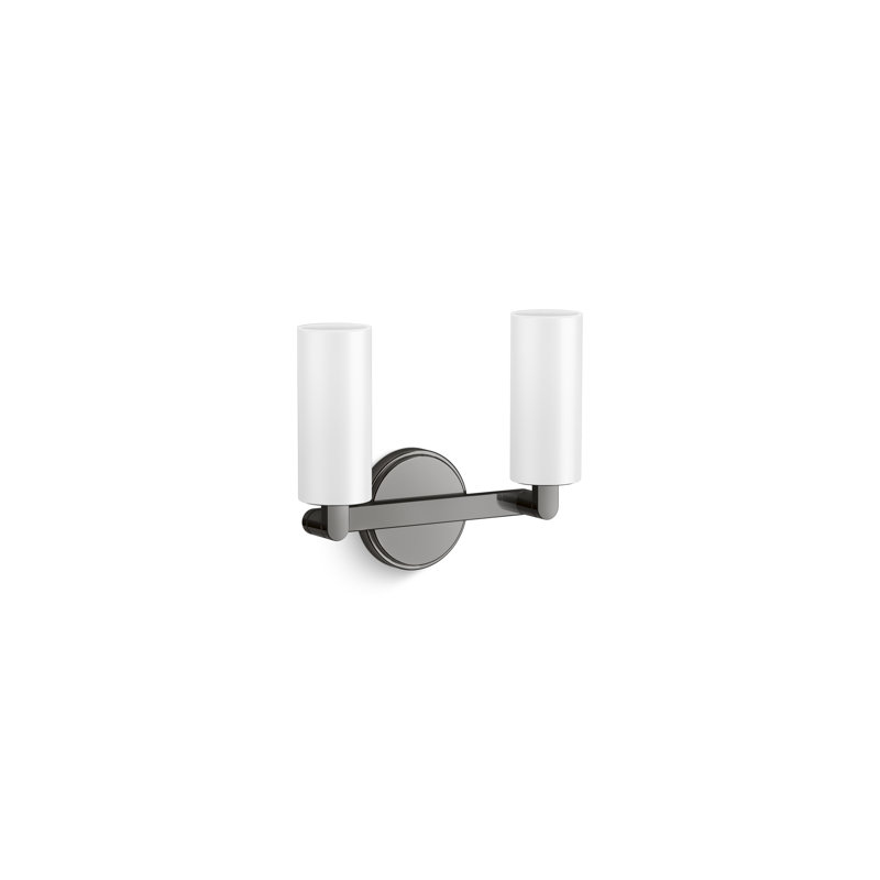 Crue Two-Light Sconce, Satin