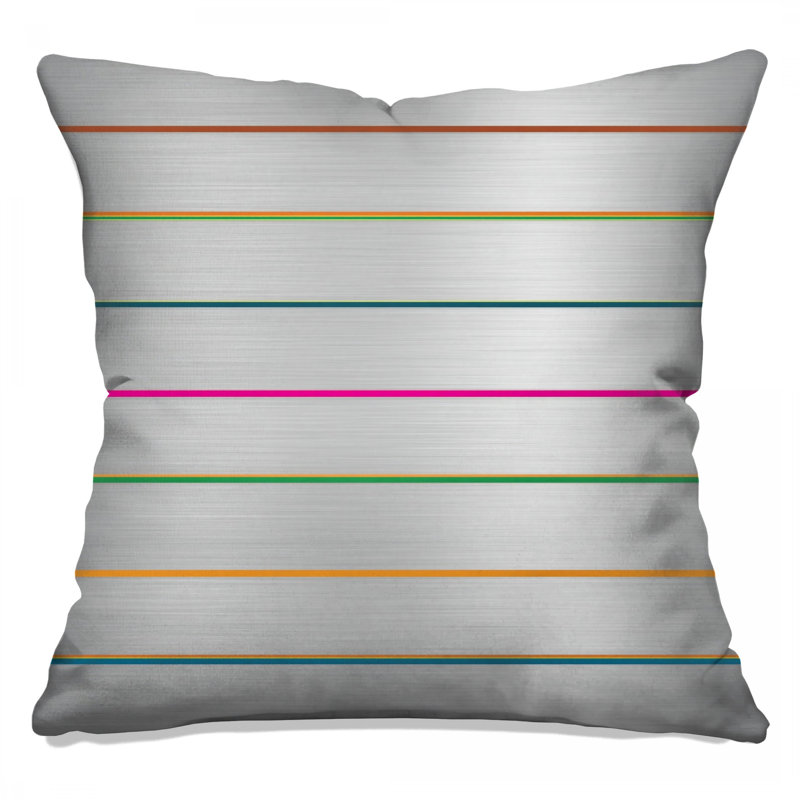 Coussins Metall, 18 x 18 pouces