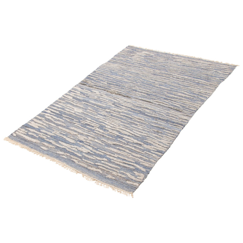 Tapis bleu Tangier 5 pi 0 po x 8 pi 8 po