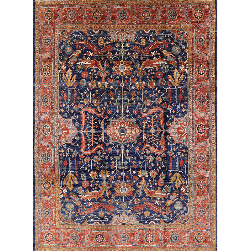 Oriental Indoor Rug, Rectangle 5' x 8'