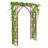 63'' W x 23.6'' D Solid Wood Arbor in Brown