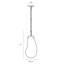Luminaire suspendu géométrique à 1 lumière Liquid-1398128019-1398128028