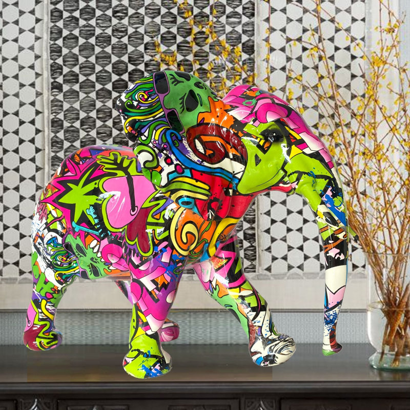 Elephant African Wall Clock