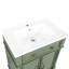 Lavabo de salle de bain 27,8 "Mid-Century avec base romaine-767068014