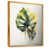 Toile avec cadre flottant or