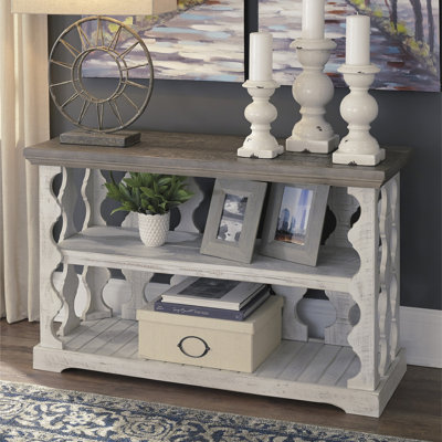 Darlicia 45.5'' Solid Wood Top Console Table