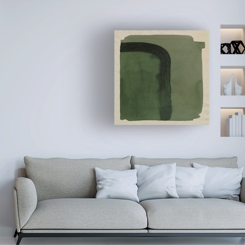 Art mural sur toile tendue - Grace Popp «Marsh and Sod I», art mural pour salon, chambre à coucher ou bureau - 14 x 14