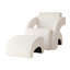 Upholstered Armchair With Ottoman-203765710