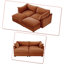 Canapé modulaire en tissu chenille avec tiroirs sous le siège et repose-pieds avec rangement Chenille-1878512486-1878512481