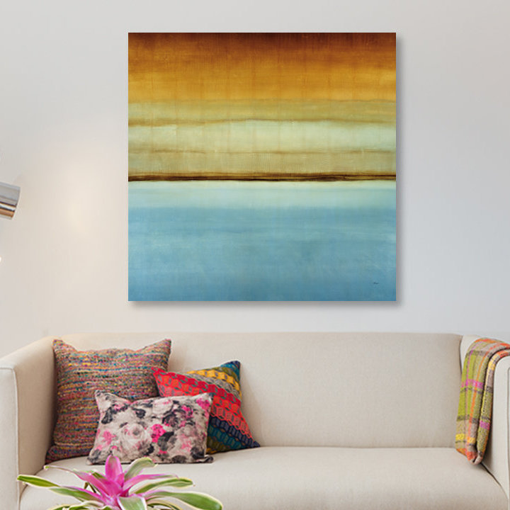 « blue mousse ii », impression sur toile, H 12 po x l 12 po x P 0,75 po, Pas de tapis, Toile tendue