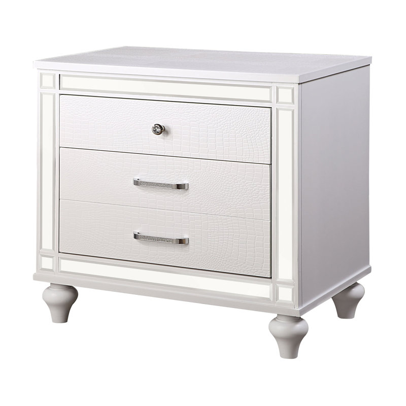 Table de chevet, blanc