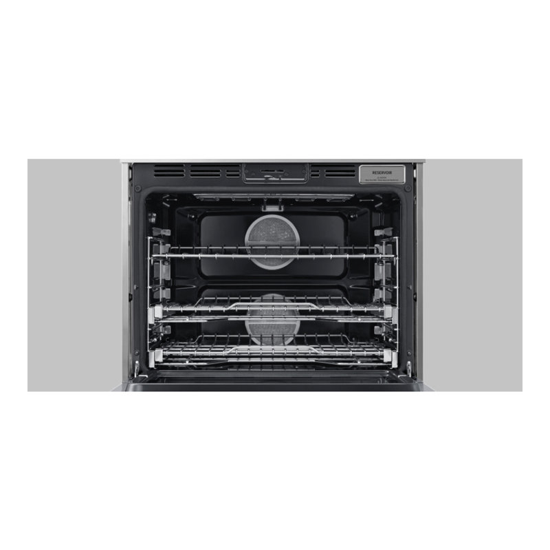 30" Double Wall Oven Steam, Silver