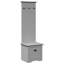 Hallway Cabinet With Hooks BODO 50X40x157 Cm-1649788461