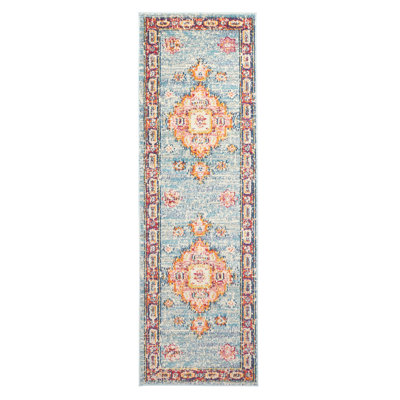 Lotus Blue Rug 2'8" x 8'2"