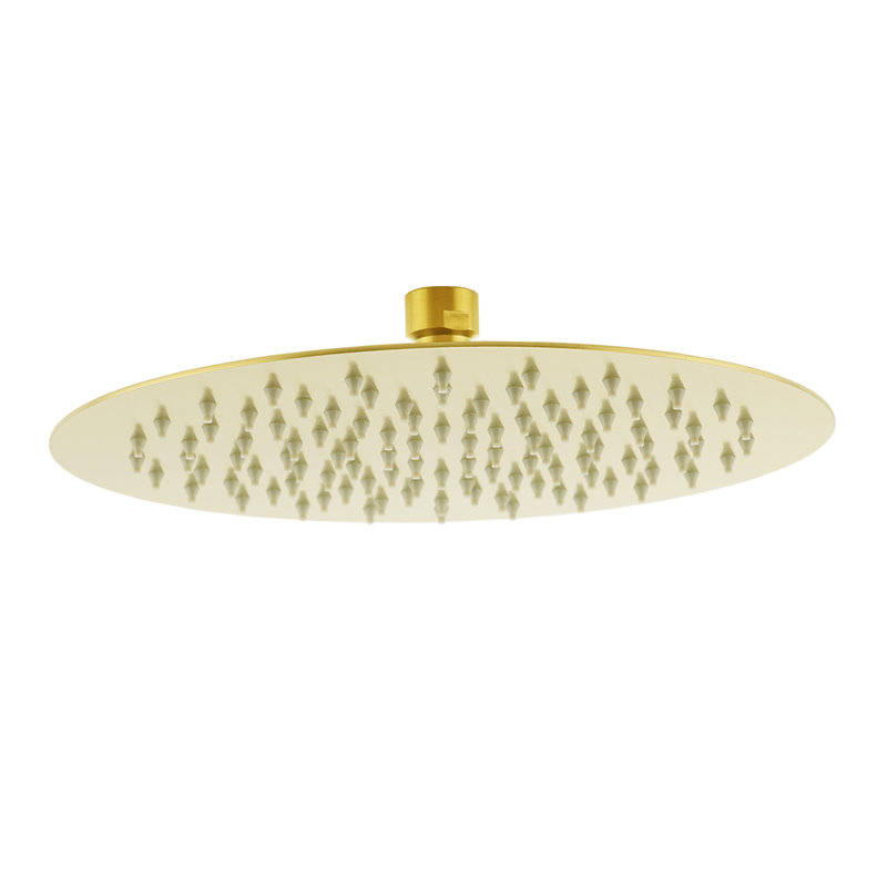 Rain Shower Head, Brushed Nickel