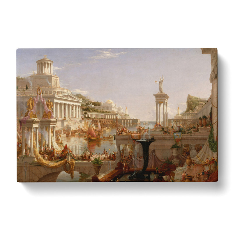 Course Of The Empire Consummation by Thomas Cole - Wrapped Canvas, 50cm H x 76cm W x 3cm D