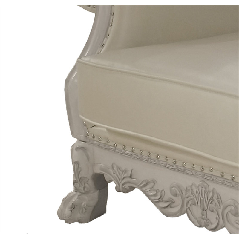 Chaise en cuir synthétique Dresde Dresde avec 2 coussins