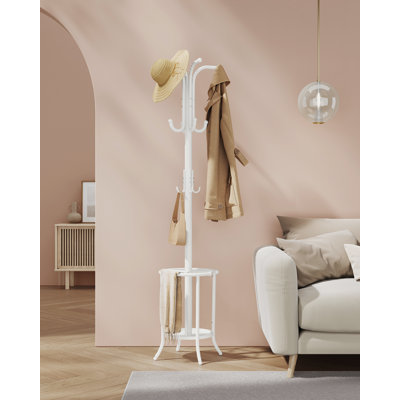 Alsafi Freestanding 12 - Hook Coat Rack